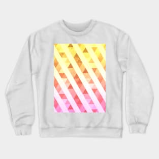 Triangles Lines Pattern Crewneck Sweatshirt